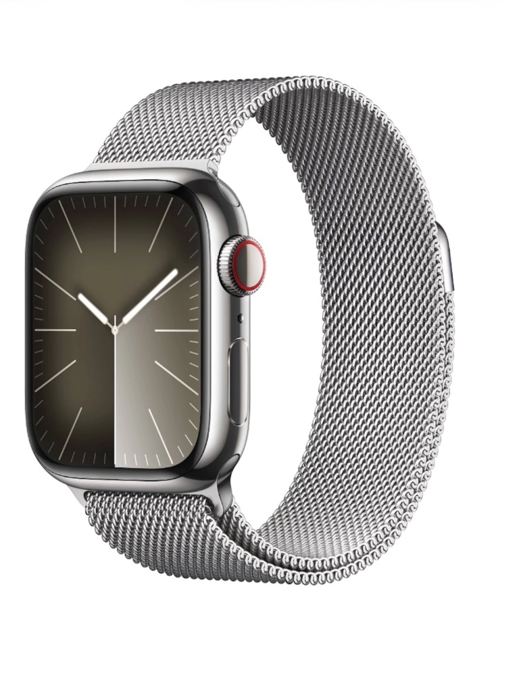 Apple Watch Series 9 GPS + Cellular - 41mm Silver Stainless Steel